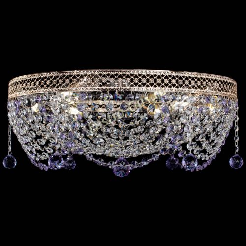 Люстра Венеция Жасмин фиолетовая в Подольске Гусь Хрустальный