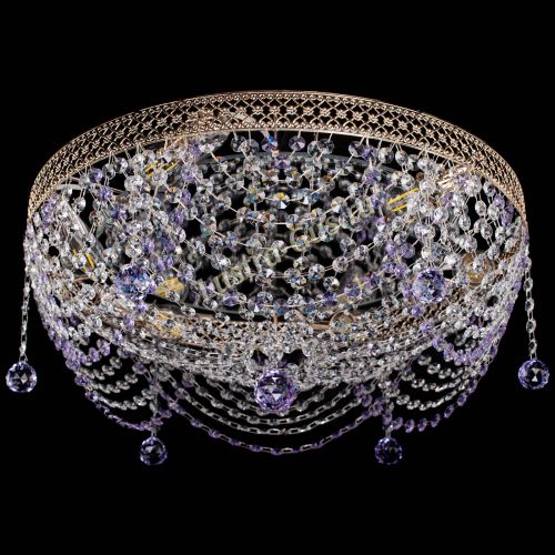 Люстра Венеция Жасмин фиолетовая в Подольске Гусь Хрустальный
