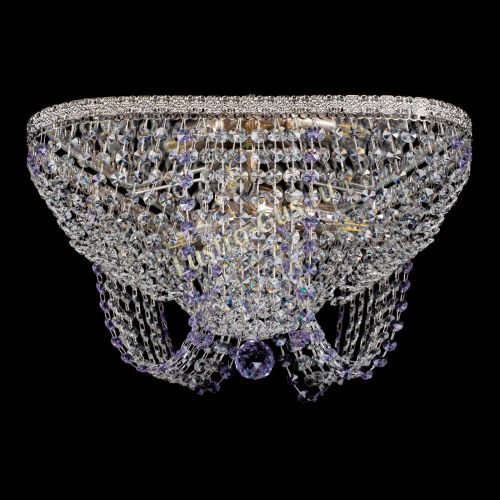 Люстра Верона Токката №5 фиолетовая в Подольске Гусь Хрустальный