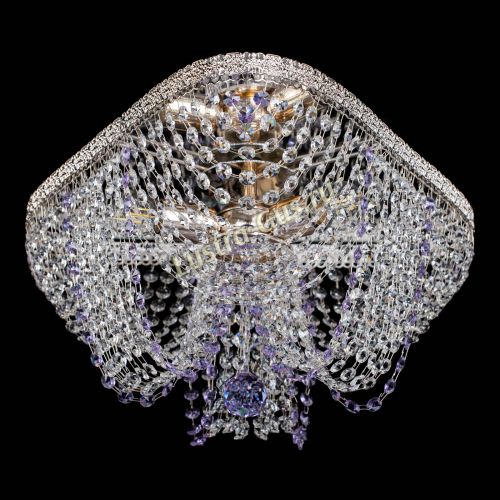 Люстра Верона Токката №5 фиолетовая в Подольске Гусь Хрустальный