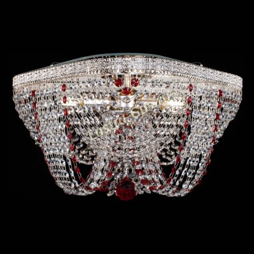 Люстра Верона Токката №5 красная в Подольске Гусь Хрустальный