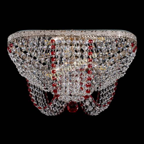 Люстра Верона Токката №5 красная в Подольске Гусь Хрустальный