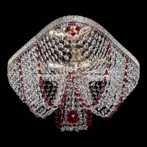 Люстра Верона Токката №5 красная в Подольске Гусь Хрустальный