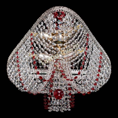 Люстра Верона Токката №5 красная в Подольске Гусь Хрустальный