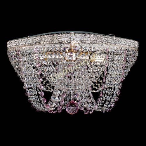 Люстра Верона Токката №5 розовая в Подольске Гусь Хрустальный