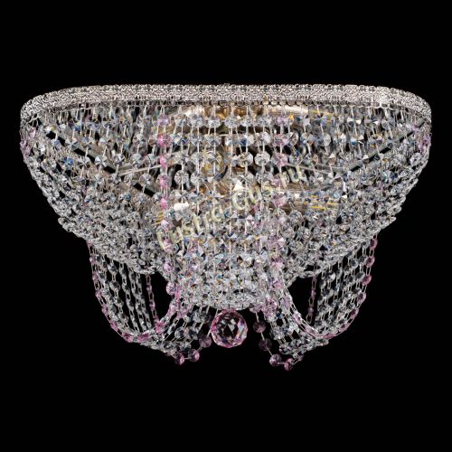 Люстра Верона Токката №5 розовая в Подольске Гусь Хрустальный