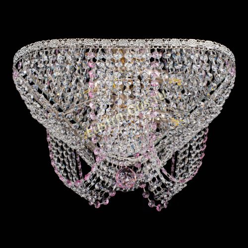 Люстра Верона Токката №5 розовая в Подольске Гусь Хрустальный