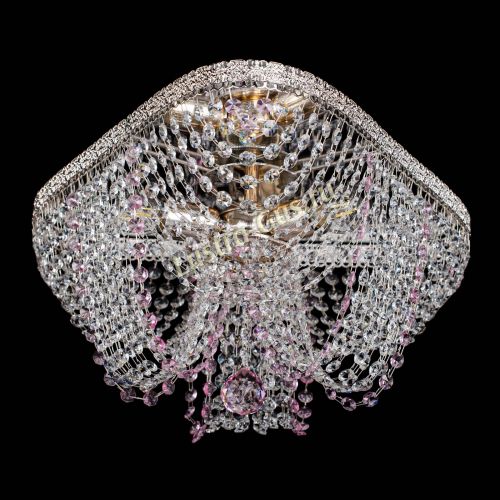 Люстра Верона Токката №5 розовая в Подольске Гусь Хрустальный