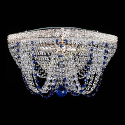 Люстра Верона Токката №5 синяя в Подольске Гусь Хрустальный