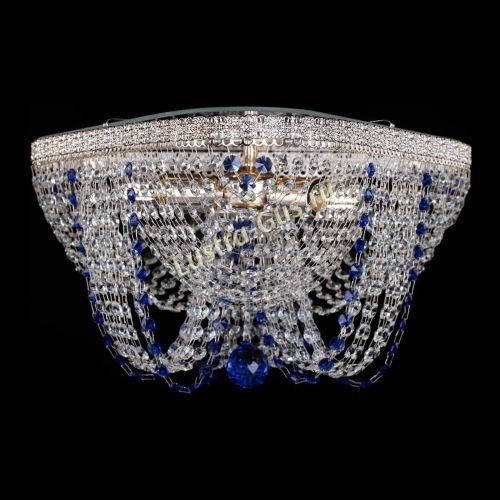 Люстра Верона Токката №5 синяя в Подольске Гусь Хрустальный