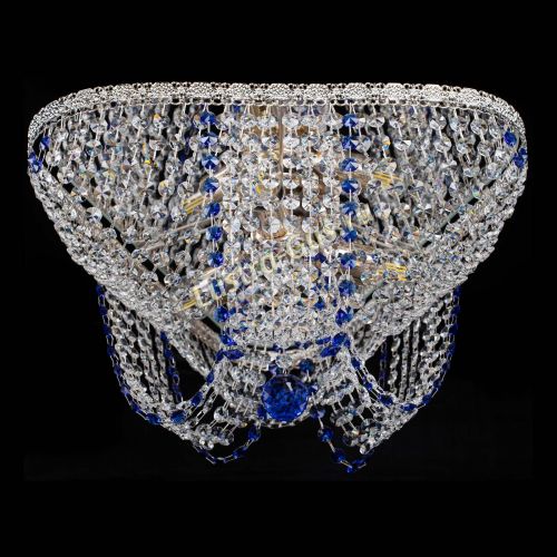 Люстра Верона Токката №5 синяя в Подольске Гусь Хрустальный