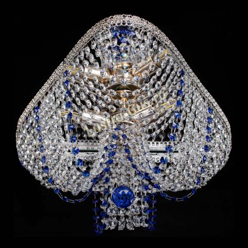 Люстра Верона Токката №5 синяя в Подольске Гусь Хрустальный