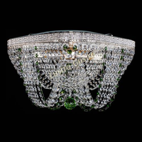 Люстра Верона Токката №5 зеленая в Подольске Гусь Хрустальный