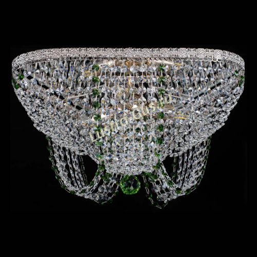 Люстра Верона Токката №5 зеленая в Подольске Гусь Хрустальный