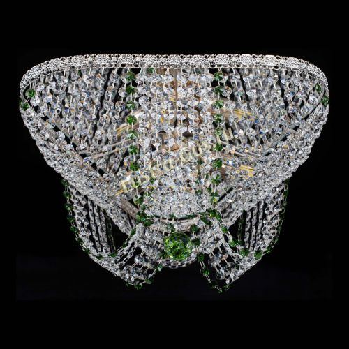 Люстра Верона Токката №5 зеленая в Подольске Гусь Хрустальный