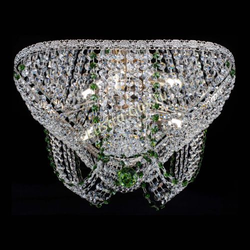 Люстра Верона Токката №5 зеленая в Подольске Гусь Хрустальный
