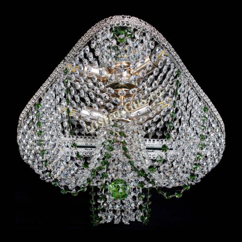 Люстра Верона Токката №5 зеленая в Подольске Гусь Хрустальный