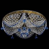 Люстра Виктория Синяя под бронзу в Подольске Люстра Виктория Синяя под бронзу в Подольске