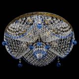 Люстра Виктория Синяя под бронзу в Подольске Люстра Виктория Синяя под бронзу в Подольске