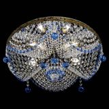 Люстра Виктория Синяя под бронзу в Подольске Люстра Виктория Синяя под бронзу в Подольске