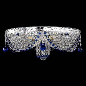 Люстра Виктория Синяя в Подольске отзыв и фото покупателя