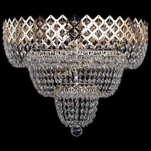 Люстра Водопад Корона №2 в Подольске Гусь Хрустальный