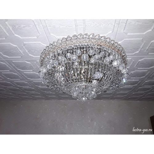 Люстра Водопад шар в Подольске Гусь Хрустальный