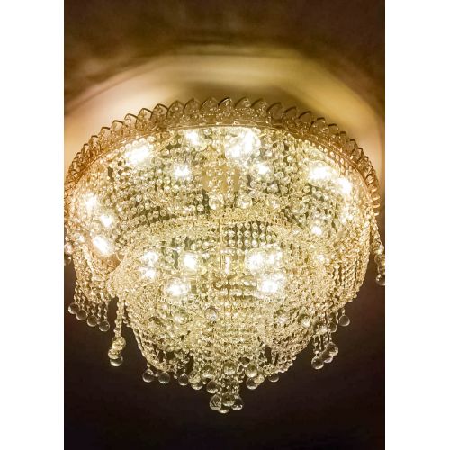 Люстра Водопад Софья №8 в Подольске Гусь Хрустальный