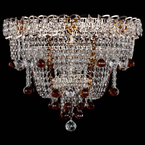 Люстра Водопад Софья чайная в Подольске Гусь Хрустальный