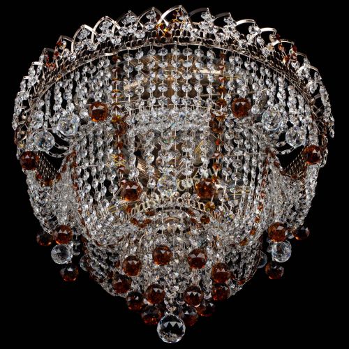 Люстра Водопад Софья чайная в Подольске Гусь Хрустальный