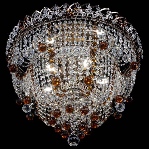 Люстра Водопад Софья чайная в Подольске Гусь Хрустальный