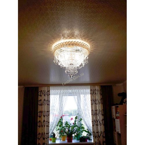 Люстра Водопад Софья в Подольске Гусь Хрустальный