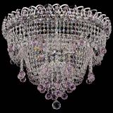 Люстра Водопад Софья розовая в Подольске