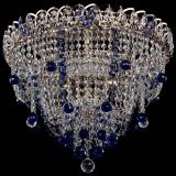 Люстра Водопад Софья синяя в Подольске