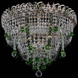 Люстра Водопад Софья зеленая в Подольске