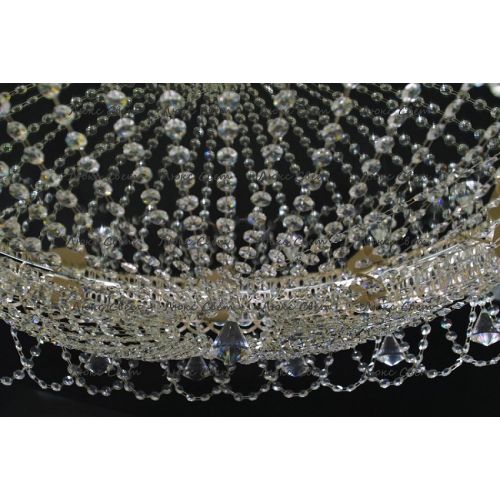 Люстра Водоворот 800 мм Ажур в Подольске Гусь Хрустальный