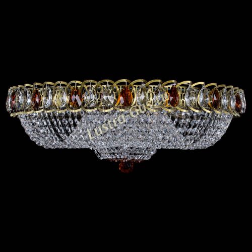 Люстра Водоворот Купол под бронзу Чайный в Подольске Гусь Хрустальный