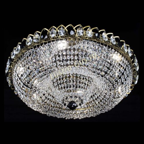 Люстра Водоворот Купол под бронзу Черный в Подольске Гусь Хрустальный