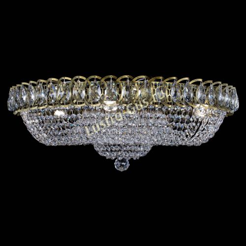 Люстра Водоворот Купол под бронзу в Подольске Гусь Хрустальный