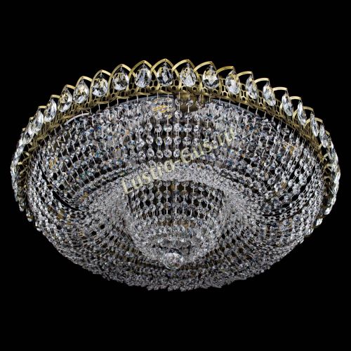 Люстра Водоворот Купол под бронзу в Подольске Гусь Хрустальный