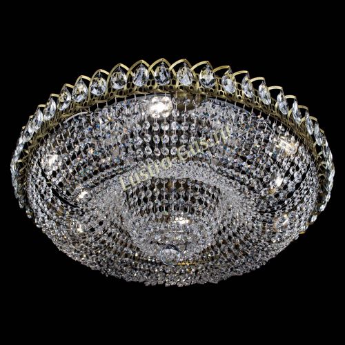 Люстра Водоворот Купол под бронзу в Подольске Гусь Хрустальный