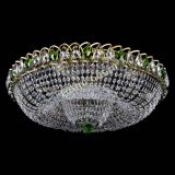 Люстра Водоворот Купол под бронзу Зеленый в Подольске