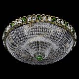 Люстра Водоворот Купол под бронзу Зеленый в Подольске