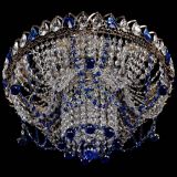 Люстра Водоворот Ольга шар синяя в Подольске