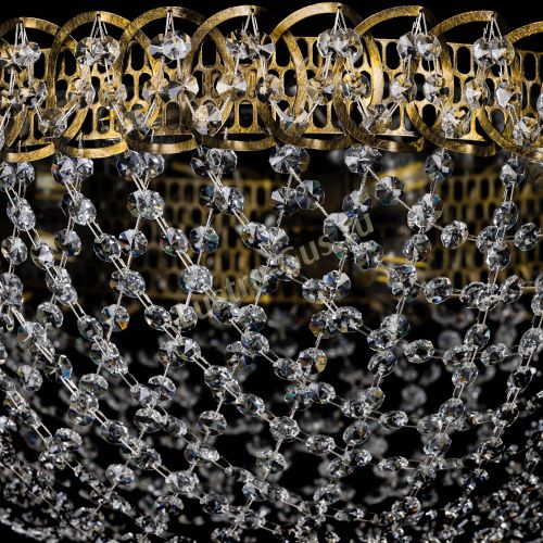 Люстра Водоворот Сетка Обтикон под бронзу в Подольске Гусь Хрустальный