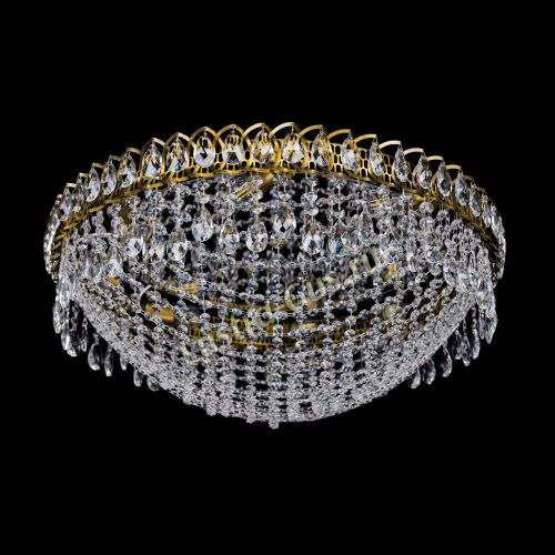 Люстра Водоворот Сетка 8 ламп под бронзу в Подольске Гусь Хрустальный