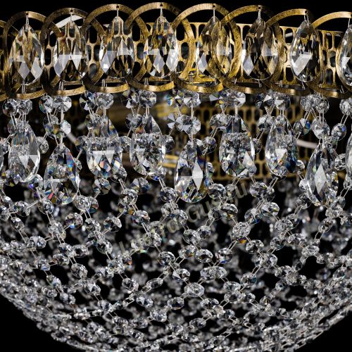 Люстра Водоворот Сетка под бронзу в Подольске Гусь Хрустальный