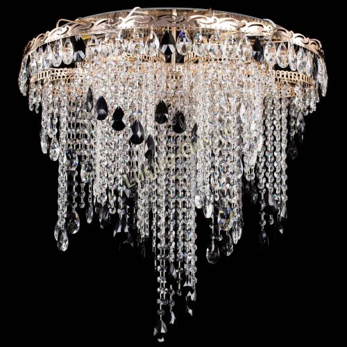 Люстра Вьюга черная в Подольске Гусь Хрустальный