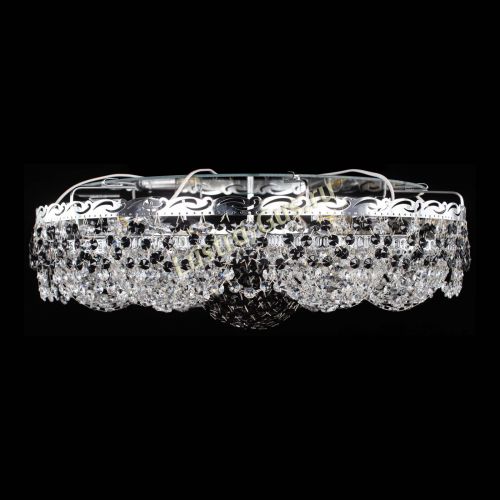 Люстра Вьюга №3 черная в Подольске Гусь Хрустальный