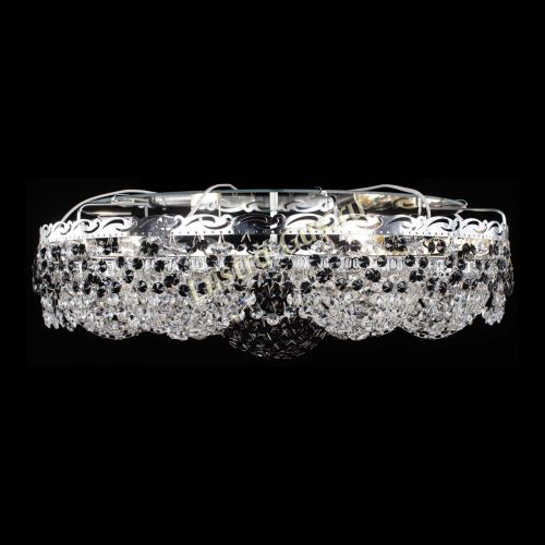 Люстра Вьюга №3 черная в Подольске Гусь Хрустальный